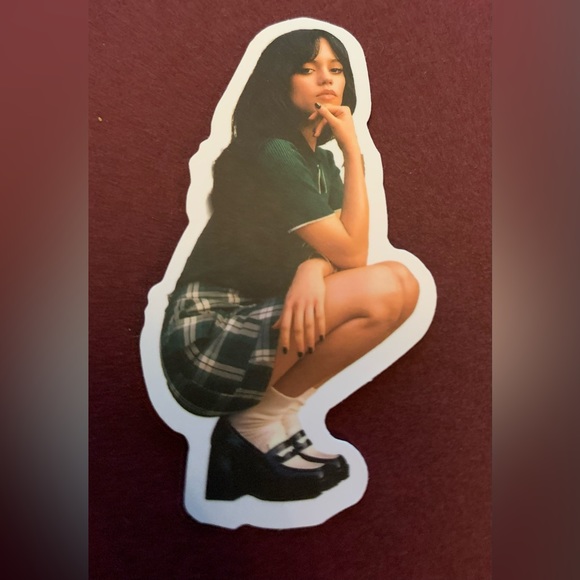 Wednesday Adams sticker and stick pin set - Picture 6 of 8